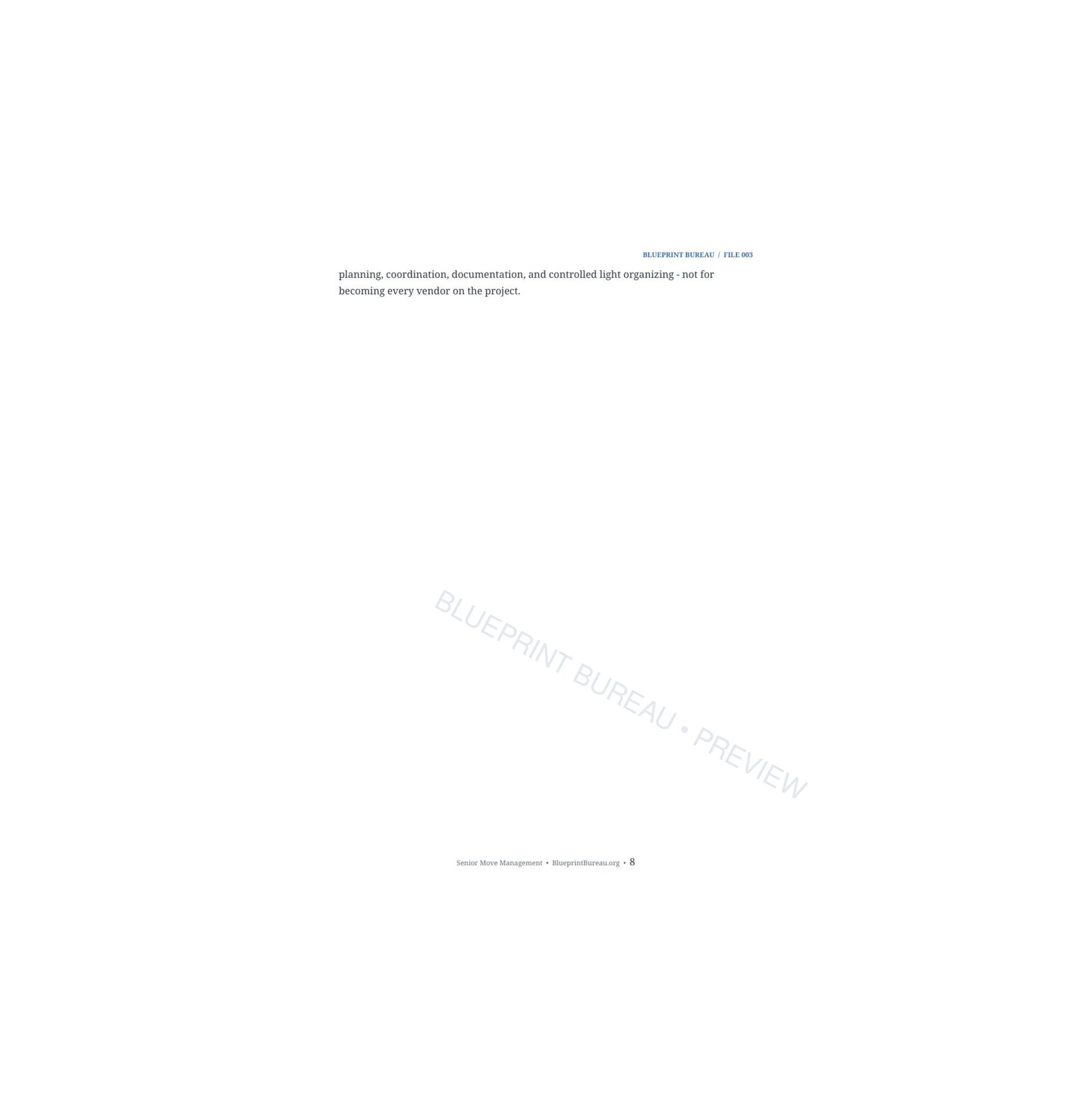 Senior Move Management research preview